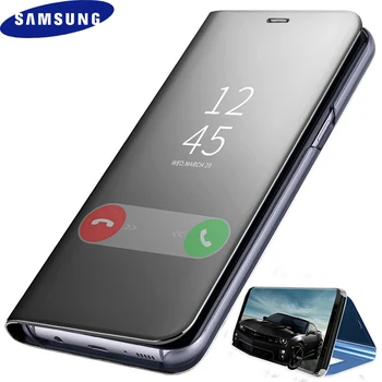 סמסונג מקורי המראה חכם View Flip Case For Samsung Galaxy Note9/Note8 S10/S10+/S9/S9+/S8/S8+ פלוס טלפון LED S-הצגת מקרים