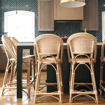 צרפתי מלון סלון מרפסת בר הכיסא המודרני פשוטה מטבח המסעדה כיסא גבוה הבית ריהוט חדר השינה פנאי בר כיסאות