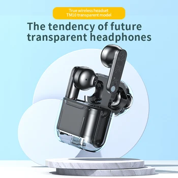 2023 חדש ENC רעש מבטל אלחוטית Bluetooth אוזניות סטריאו HiFi אוזניות Helmats שקוף לחייב תיק משלוח חינם