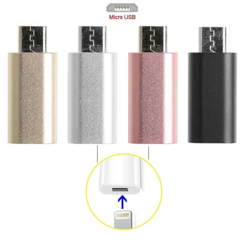 8 פינים ברק הנקבה זכר מיקרו USB מתאם ממיר עבור טלפון אנדרואיד