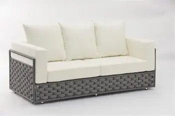 האחרון עיצוב גינה מסגרת אלומיניום הרהיטים בסלון ספה להגדיר