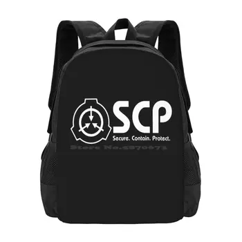 Scp קרן לוגו חם מכירת אופנה תרמיל שקיות מאובטח מכיל להגן על הלוגו Scp קרן
