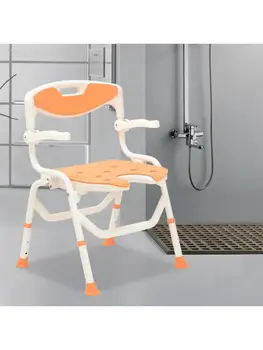 בסגנון יפני מתקפל קשישים שירותים אמבטיה, כסא אמבטיה מקלחת מושב האסלה החלקה כסא מיוחד לקשישים