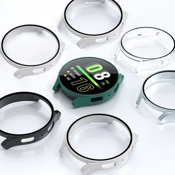 זכוכית מחוסמת+קשה PC Case For Samsung Watch6 קלאסי 47mm 43mm מגן מסך כיסוי השעון 6 40mm 44mm Smartwatch אביזרים
