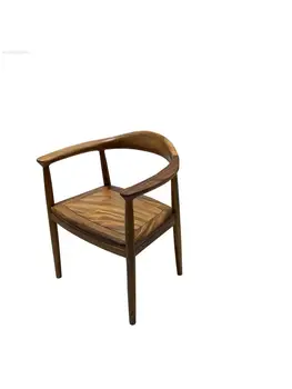 חדש בסגנון סיני אגוז תה, שולחן כיסא קנדי לנשיאות בכיסא מעץ מלא משענת כיסא האוכל אולם כנסים