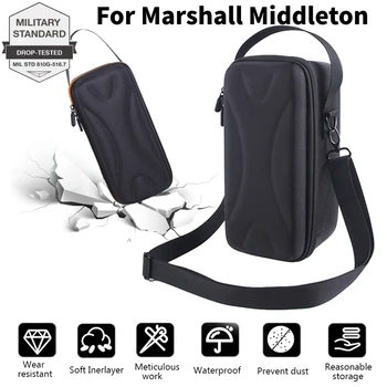 נסיעות לסחוב את התיק על מרשל מידלטון Bluetooth רמקול תיבת תהודה אווה קשה Shockproof מגן תיבת נייד שקית אחסון