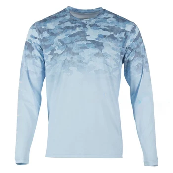 דיג חולצות שרוול ארוך יבש מהירה החולצה שמלות קיץ לנשימה ג ' רזי UV Peformance דיג בגדים