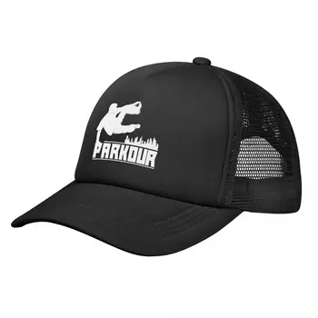פארקור המרזבים כובע קיץ לנשימה רשת כובע ספורט כל-התאמה הגנה מפני השמש מגן גברים של רשת חזרה קאפ