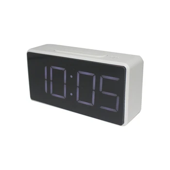 מראה שעון של שולחן רב תכליתי דיגיטליים נודניק לתזכורת להציג את הזמן בלילה אור LED לשולחן העבודה בבית עיצוב מתנות