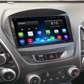 אנדרואיד 12 2 Din רדיו במכונית מולטימדיה נגן וידאו עבור יונדאי IX35 טוסון 2 2009-2015 ניווט GPS אוטומטי DVD CarPlay סטריאו FM