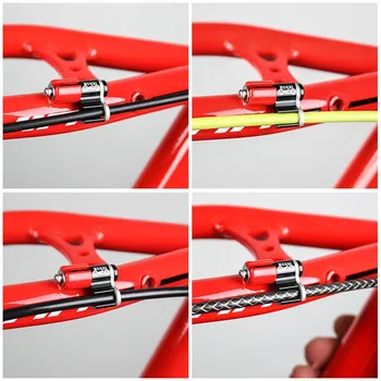 MTB אופני הבלמים מחזיק קטעי הצינור, התיל תיקון מהדק בטוח ומאובטח אופניים אופניים הידראולי הצינור מחזיק צבתות