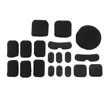 הקסדה ריפוד ערכת רחב תחולה הקסדה ריפוד קל לניקוי 10 וו ולולאה שחור משקל קל להתאים בצורה מושלמת על המשחק.