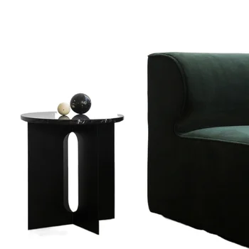 חדר שינה, שולחן צד נורדי יוקרה מתכת קטן שולחן עגול קישוט מודרני מינימליסטי מסה Auxiliar סלון ריהוט הבית GXR35XP