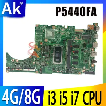 P5440FA המקורי הלוח האם ASUS P5440 P5440F P5440FA לוח אם מחשב נייד 8GB RAM I3-8145U I5-8265U I7-8565U CPU