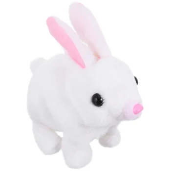סימולציה ארנב חשמלי באני המזויף צעצוע פרוותי ילדים מתנה בנות צעצועים רכים
