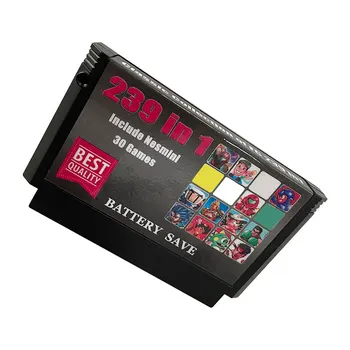 239IN1 FC 8 סיביות המשחק מחסנית 60 Pin טלוויזיה, קונסולת משחק