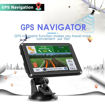 5 אינץ ' לרכב ניווט GPS משדר FM לרכב GPS Navigator 256MB+8G נייד נווט קולי תזכורת Mini USB TF מהירות אזעקה