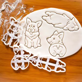 חותכי עוגיות, חותמת אפיית עובש 3D תלת ממדי חיה עוגיות חיתוך עובש