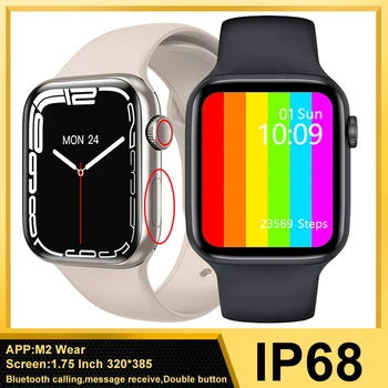 חדש איוו 26 פלוס 44MM שעון חכם גברים, נשים, מסך מלא Buletooth לקרוא Ip68, עמיד למים שעון חכם עבור IOS אנדרואיד הטלפון Series7