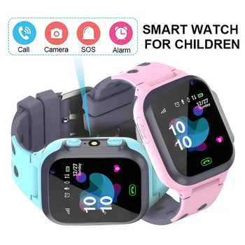 ילדים שעונים המצלמה SOS קילו Tracker מיקום ענה לשיחה תומך כרטיס ה-SIM מתנה בנות Smartwatch לילדים Relogio Infantil