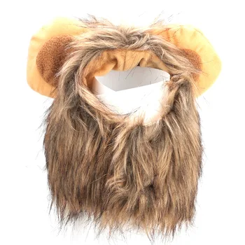 יצירתי חמוד חיות מחמד חתול כלב האריה הפאה כובע תלבושות מצחיק להתלבש