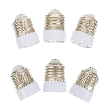 6pcs מנורת הנורה מתאם נורה ממירים מנורה מחזיק מתאם (E27 כדי MR16)
