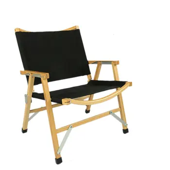2023 שנה חדשה Aoliviya רשמי עץ אלון חדשות קרמיט הכיסא חיצונית כיסא מתקפל נייד קמפינג פיקניק צואה נשלף קרמיט מוצק