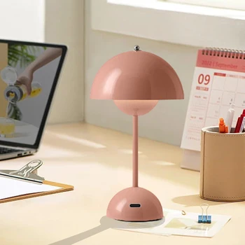 מודרני, תאורה נטענת מנורת שולחן פשוטה חצי מעגל צורה ניתן לעמעום על הסלון המחקר במשרד