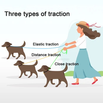 הכלב חיית המחמד פיצוץ הוכחה השפעה רצועה גבוהה ריבאונד חיצונית הליכה הכלב מחוספס עבה ספוג אחיזה זמין ב 5 צבעים
