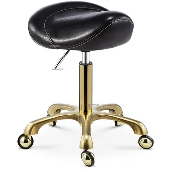 עיצוב שיער סלון יופי שרפרף הכסא עם גלגלת ציפורניים איפור קעקוע כסא מעלית סיבוב כיסא משרדי ריהוט סלון