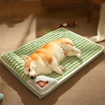 כלבים חמים מזרן יוקרה ספה קטנה בינונית כלבים חצאית למיטה עבור חתולים כלבים מוך שינה נשלף רחיץ מחמד מיטות