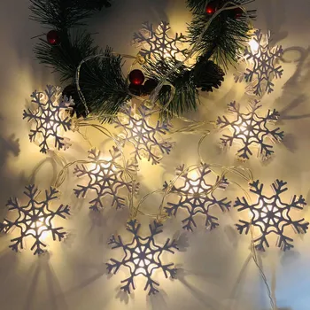 Led אורות מחרוזת באנר קישוט Led סנאי קיפוד מייפל ליף מחרוזת אור חג המולד מחרוזת אור שמח שנה חדשה 2024