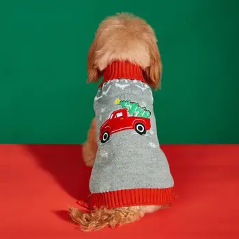 חגיגי מחמד סוודר חג המולד לחיות מחמד סוודר חגיגי ונעים לחיות מחמד תלבושות חג המולד סוודרים על הכלבים, חתולים חורף חם לגורים